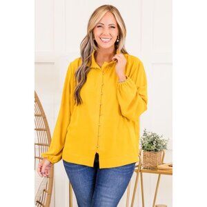 CHIC SOUL I NEW Truth Hurts Top, Yellow